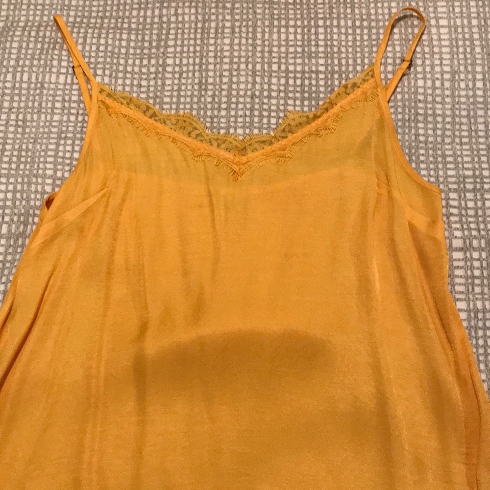 🌟Floreat Anthropologie Mustard Cami